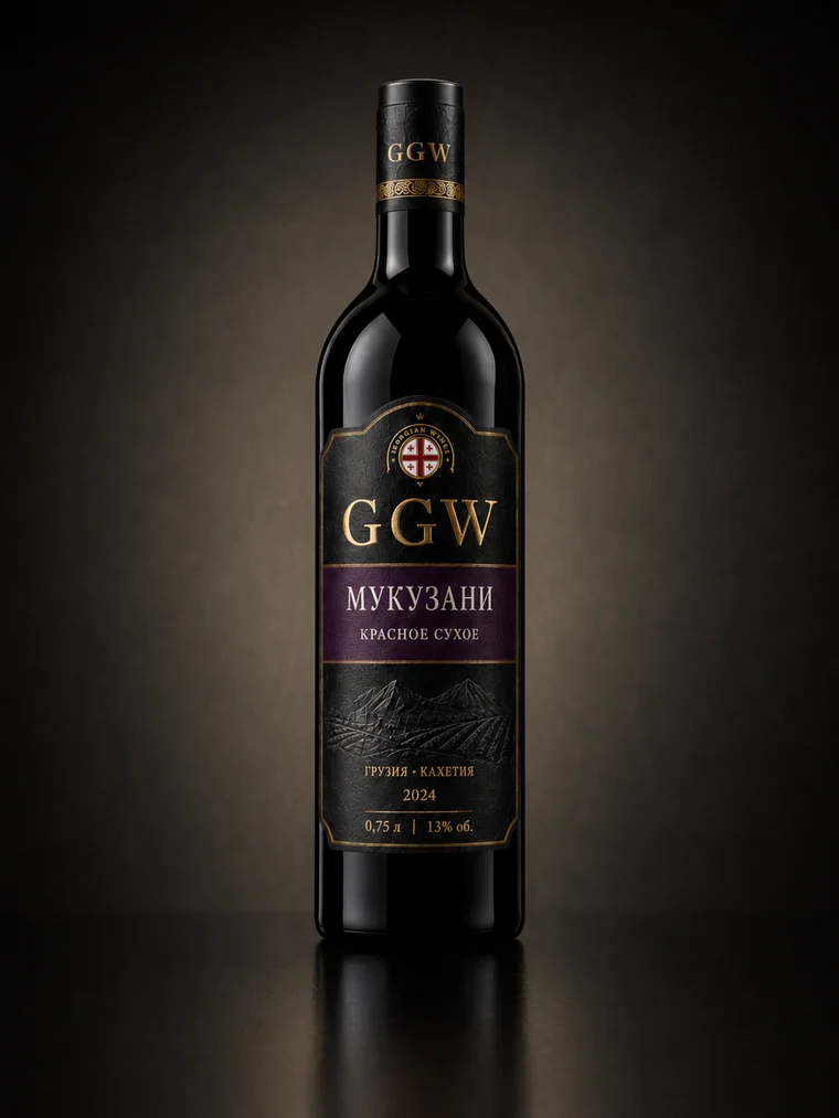 GGW Mukuzani red dry wine